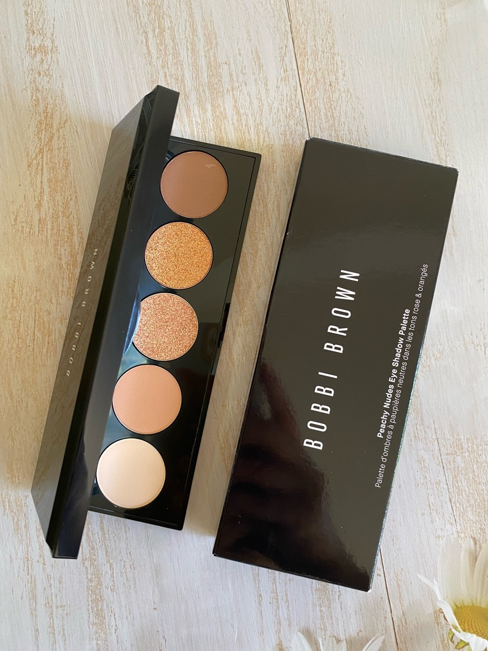 Peachy Nudes~ Bobbi Brown Eyeshadow Palette, Full Size 1.2g x 5 Shades, NIB